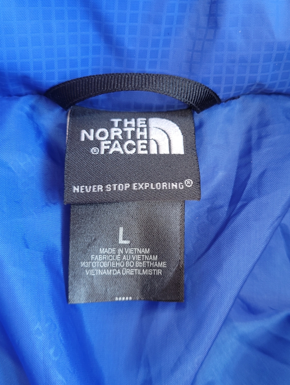 The North Face Women’s 900 Fill Cobalt Blue Down Puffer Parka Faux Fur Hood Coat - Picture 5 of 10